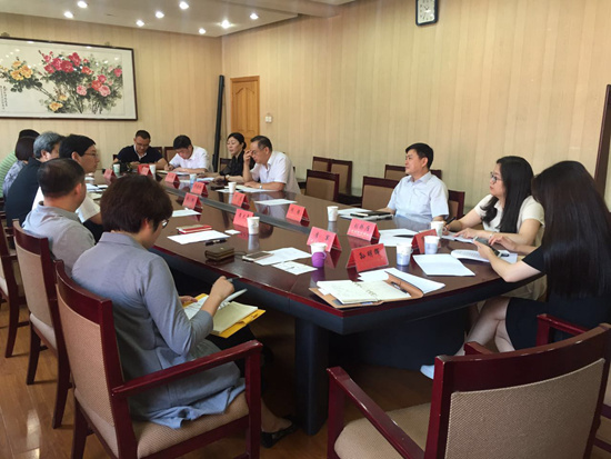 湖南省贸促会贺坚会长一行到我会调研 湖南省贸促会贺坚会长一行到我会调研